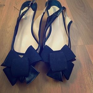 J.Renee 2 inch blue open toe heel